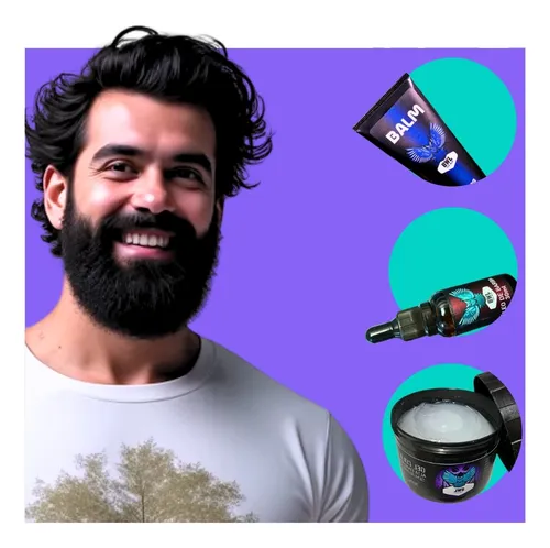 Kit Dia a Dia Owl for Men | Cabelo e Barba | Gel Cola 300g + Balm Hidratante 110g + Óleo de Barba 30ml - Imagem 7